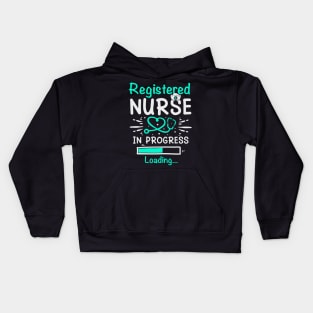 Student Registered Nurse In Progress Loading Training Kids Hoodie